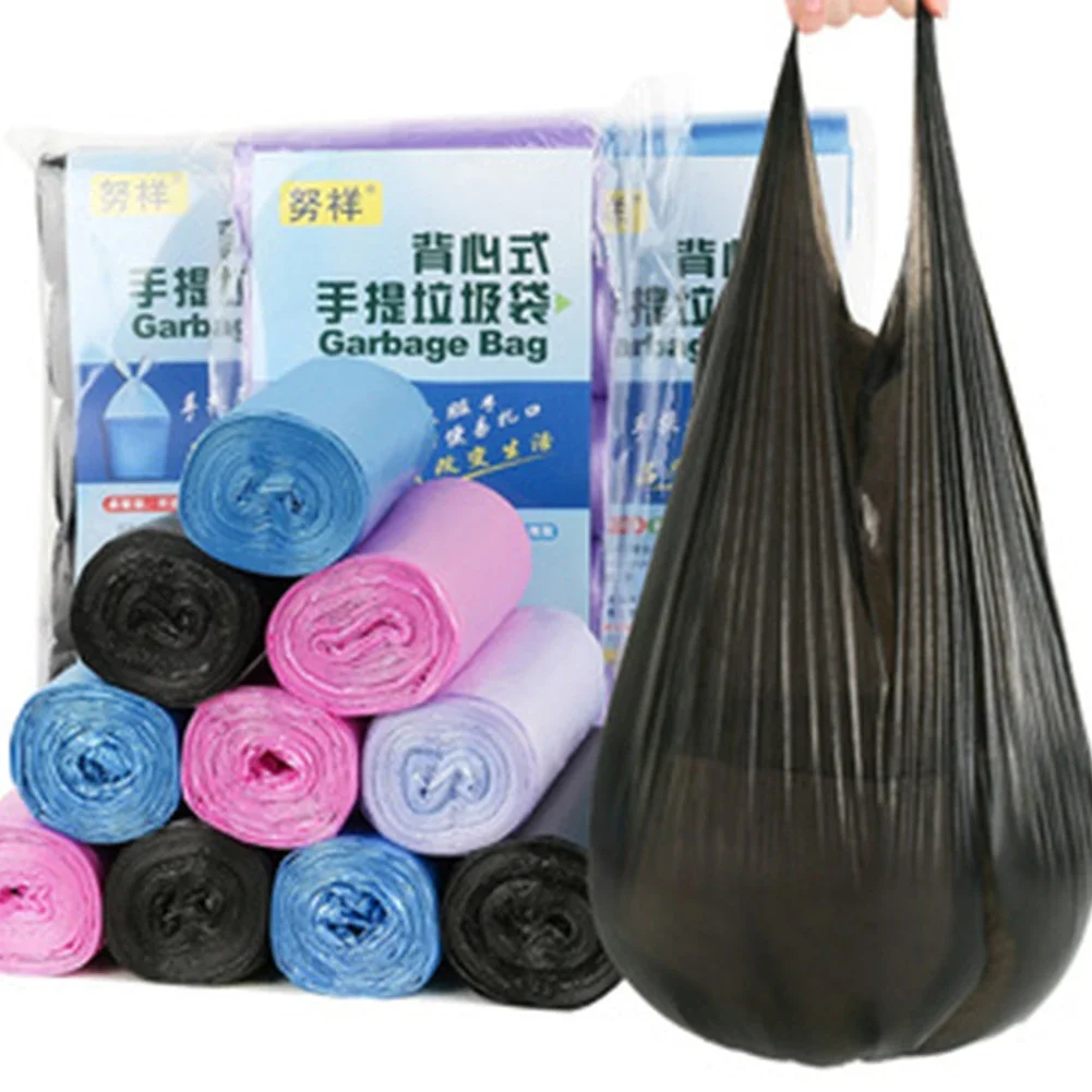 1Roll 45x45cm Mini Thickened Disposable Plastic Small Garbage Bag Trash Bags Household Garbage Bags Cleaning Waste Bag