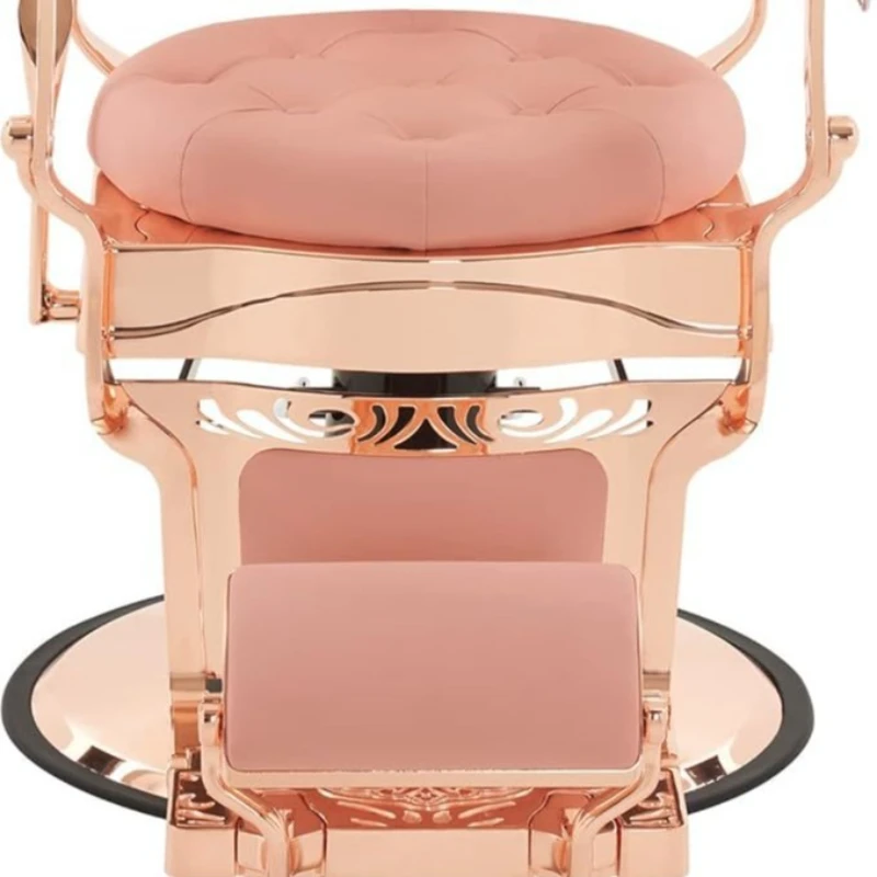 

Hair Chair Heavy Metal Retro Barber Chair Multipurpose Hydraulic Slant Salon Beauty Spa Grooming Equipment