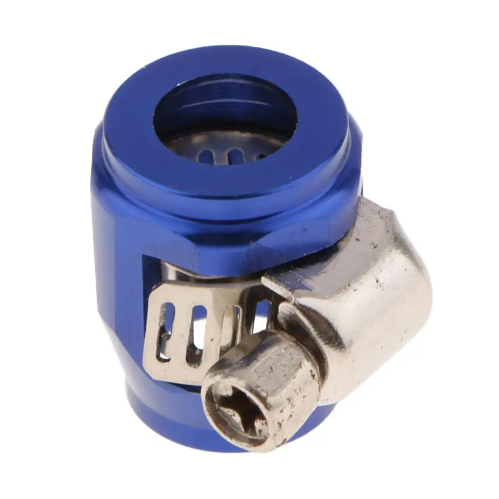 Rust And Corrosion Resistance 4AN AN 4 AN -4 Fuel Hose Line End Cover Clamp Finisher Fitting