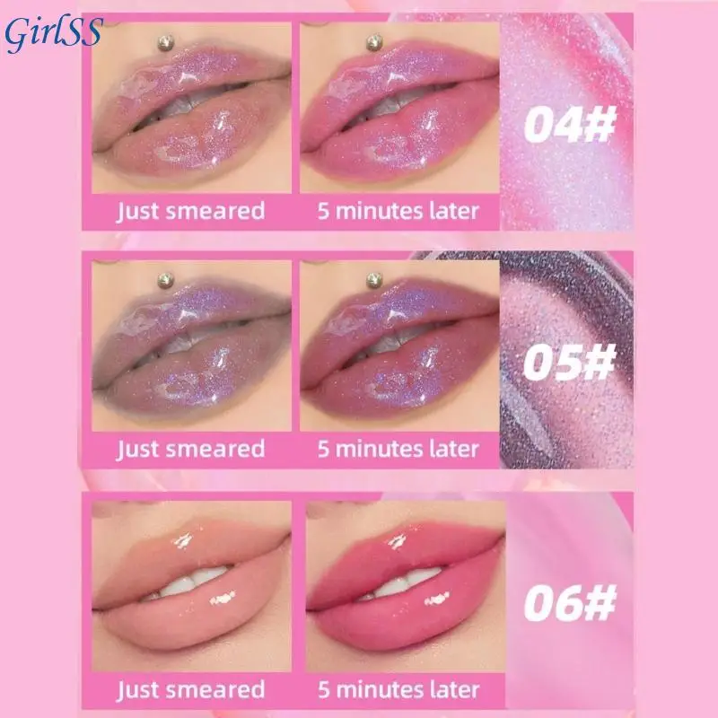 زيت توهج الشفاه المرطب، زيت الشفاه المغذي، زيت الشفاه اللامع ذو اللون الفاتح، T4MB