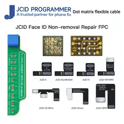 JCID JC Dot Matrix Flexible Cable for IPhone X XR XS 11 12 13 14 PRO MAX Mini Romeo1/2 Face ID Repair Data Read and Write Cable