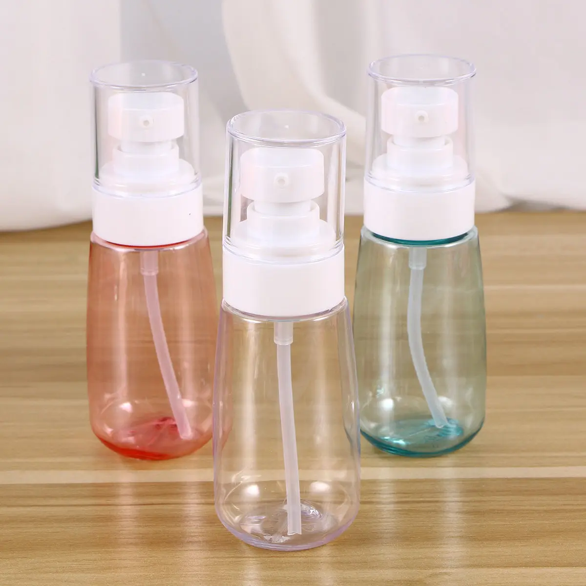 

3Pcs 60Ml Liquid Soap Dispenser Bottles Smooth Surface Lotion Pump for Bathroom Kitchen Shampoo Conditioner Body Wash Hand Wash