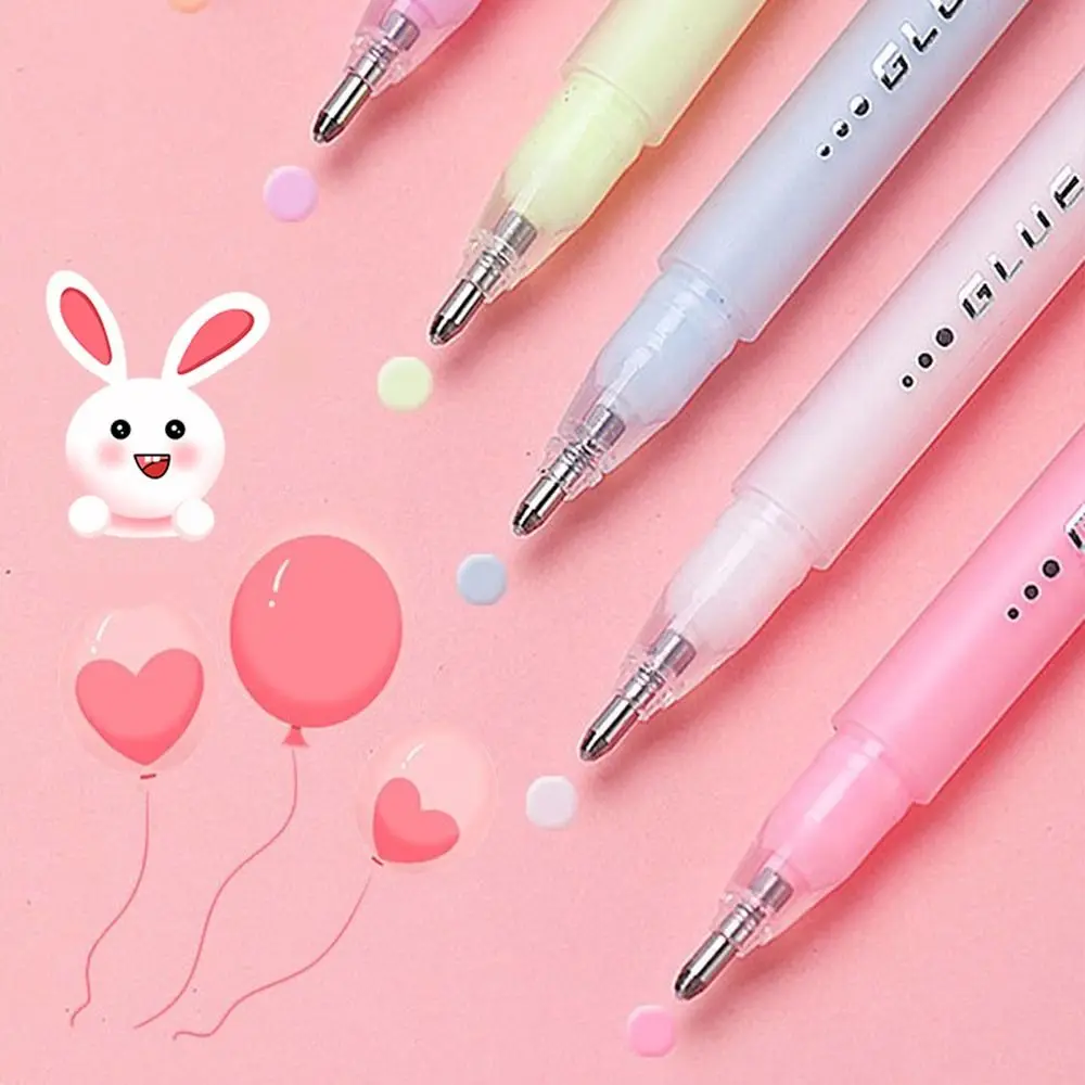 DIY Scrapbooking DIY Hand Work School Office Supply Dot Glue Pen Adhesives Glue Pen Pen Shape Glue Stick Student Stationery