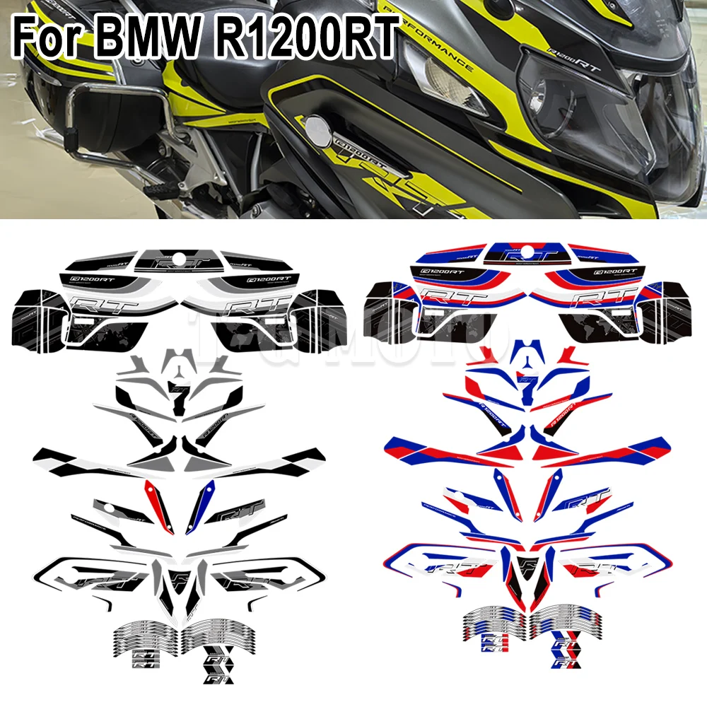 

For BMW R1200RT R 1200 RT Motorcycle Fairing Fender Trunk Luggage Cases Protector Tank Pad Grips Kit Knee Wheels Stickers Decals