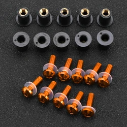 10PCS Motorbike Windscreen Windshield Fairing Bolt Screw Kit For 390 790 890 950 990 1050 1090 1190 1290 Adventure R S 2002-2024