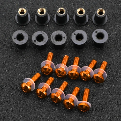Kit de tornillos de carenado para parabrisas de motocicleta, 10 Uds., para 390, 790, 890, 950, 990, 1050, 1090, 1190, 1290, Adventure R S 2002-2024
