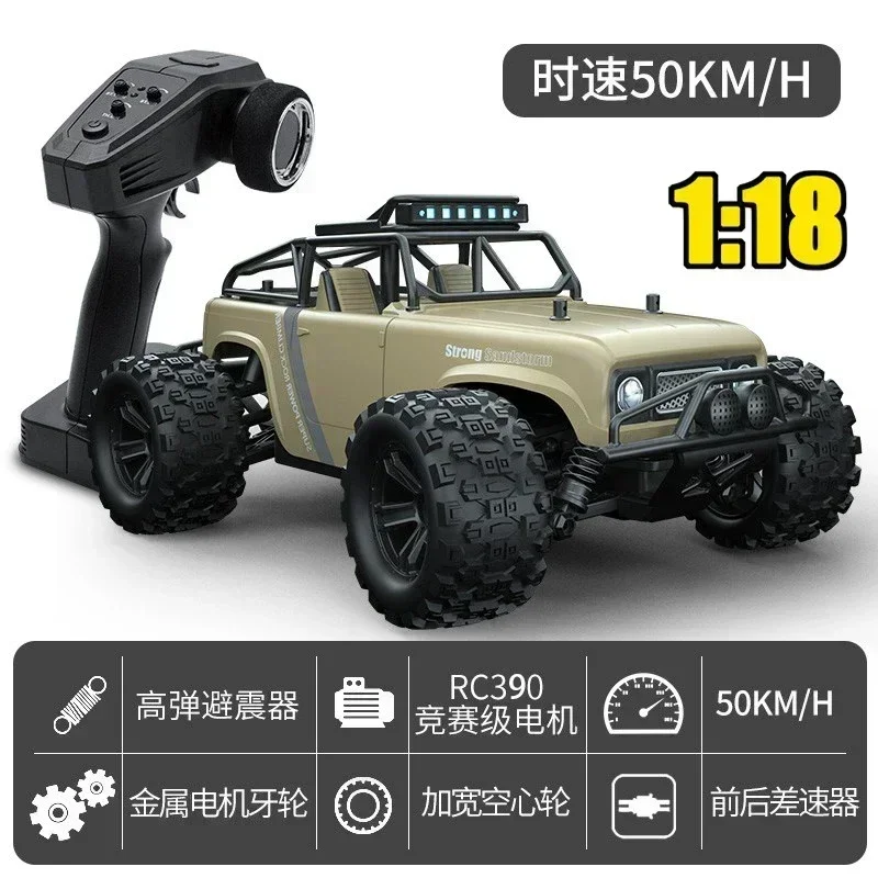 Coche de Control remoto de carga Rc de largo alcance, juguete de regalo para niños, coche de Control remoto eléctrico 4wd, coche todoterreno profesional de alta velocidad