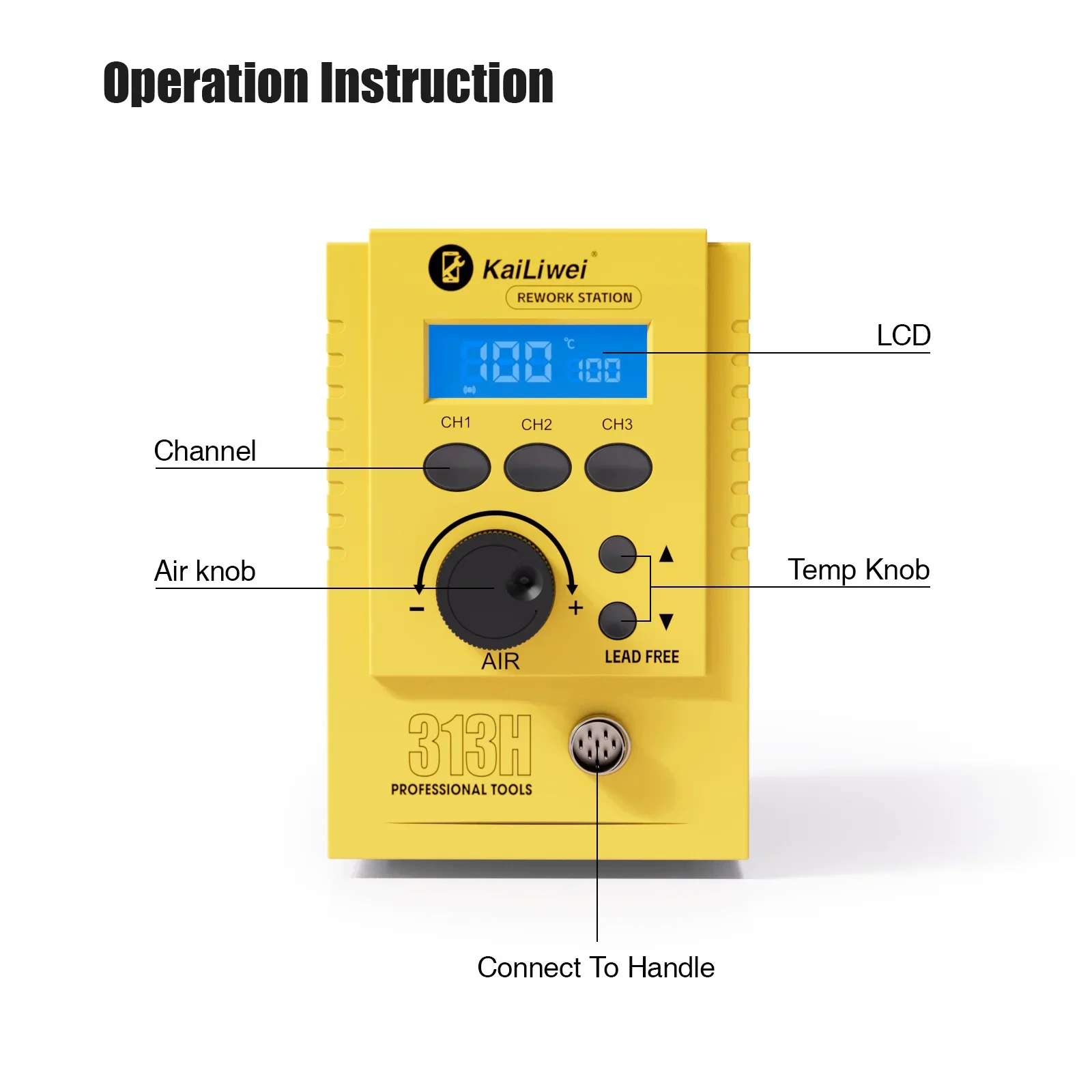 700W 220V stazione BGA saldatura elettronica digitale regolabile stazione pistola ad aria calda tavolo rilavorazione saldatura manutenzione pistola