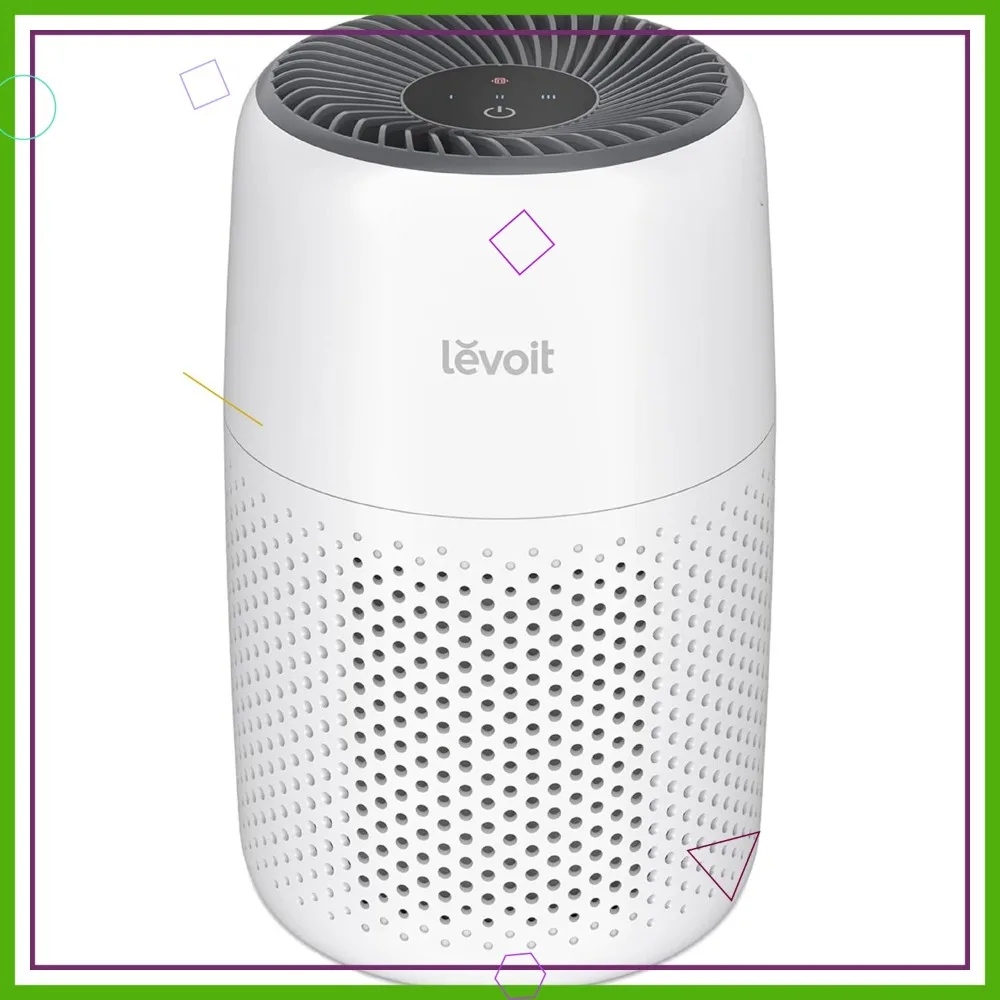 

Компактный очиститель воздуха 3-в-1 для спальни и офиса, фильтры дыма, аллергены, запахи с ароматической губкой для лучшего сна