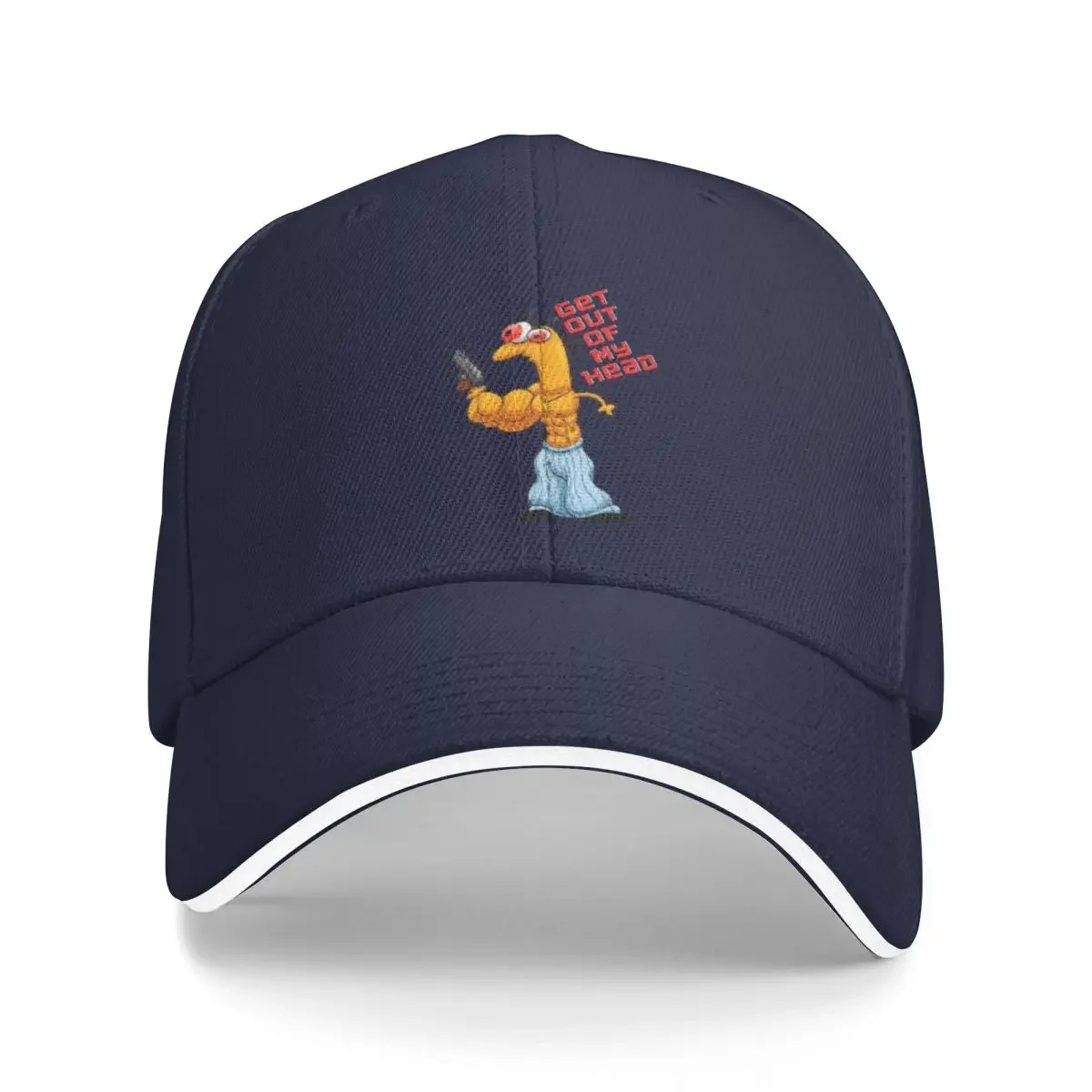 

Smiling Friends Dj Spit Get Out Of My Head Cap Baseball Cap baseball caps luxury woman hat Men's