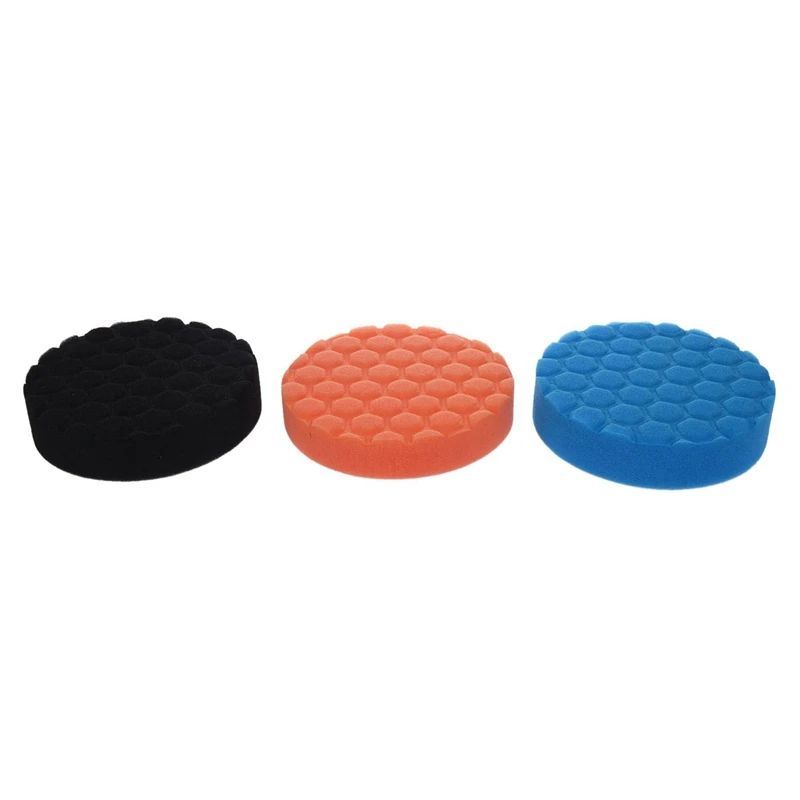 9X Hex-Logic Buff Buffering Polishing Pad Kit For Auto Car Polisher 5 Inch