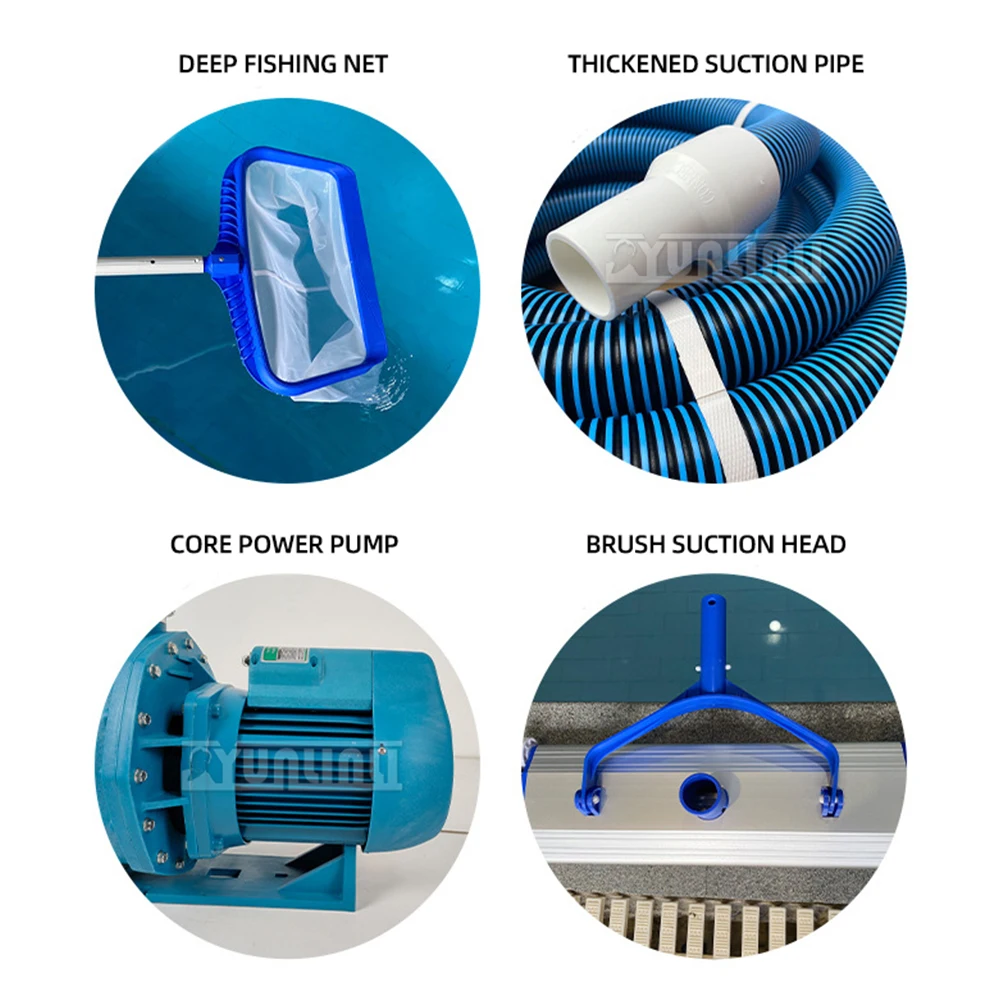 Machine d'Aspiration d'Égouts de Piscine, Nettoyeur de Livres, Pompe de Filtre, Équipement