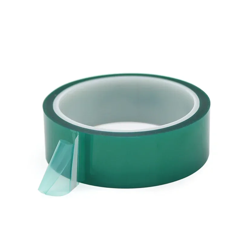 1/3/roll PET Film Tape High Temperature 3mm ~ 100mm Green Heat Resistant PCB Solder SMT Plating Shield Insulation Protection