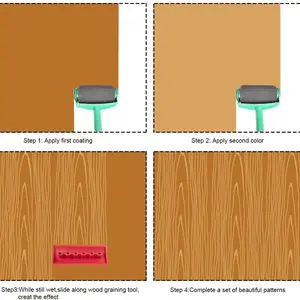 أعلى 12 مبيعات الجدران طلاء الأسطوانة مع الرسم - No9