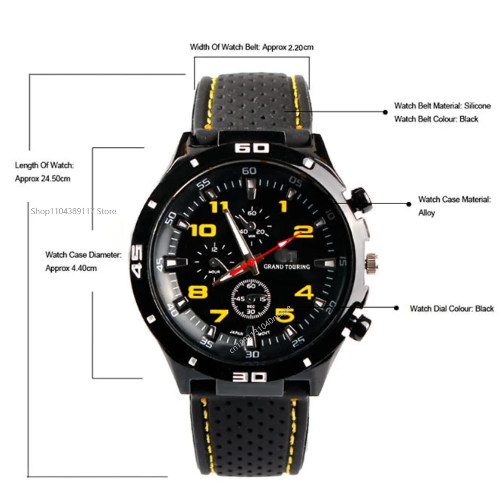 العلامة التجارية الفاخرة ساعة موضة ساعة كوارتز الرجال الرياضة ساعة معصم ساعات المعصم ساعة الذكور 2025 Relogio Masculino