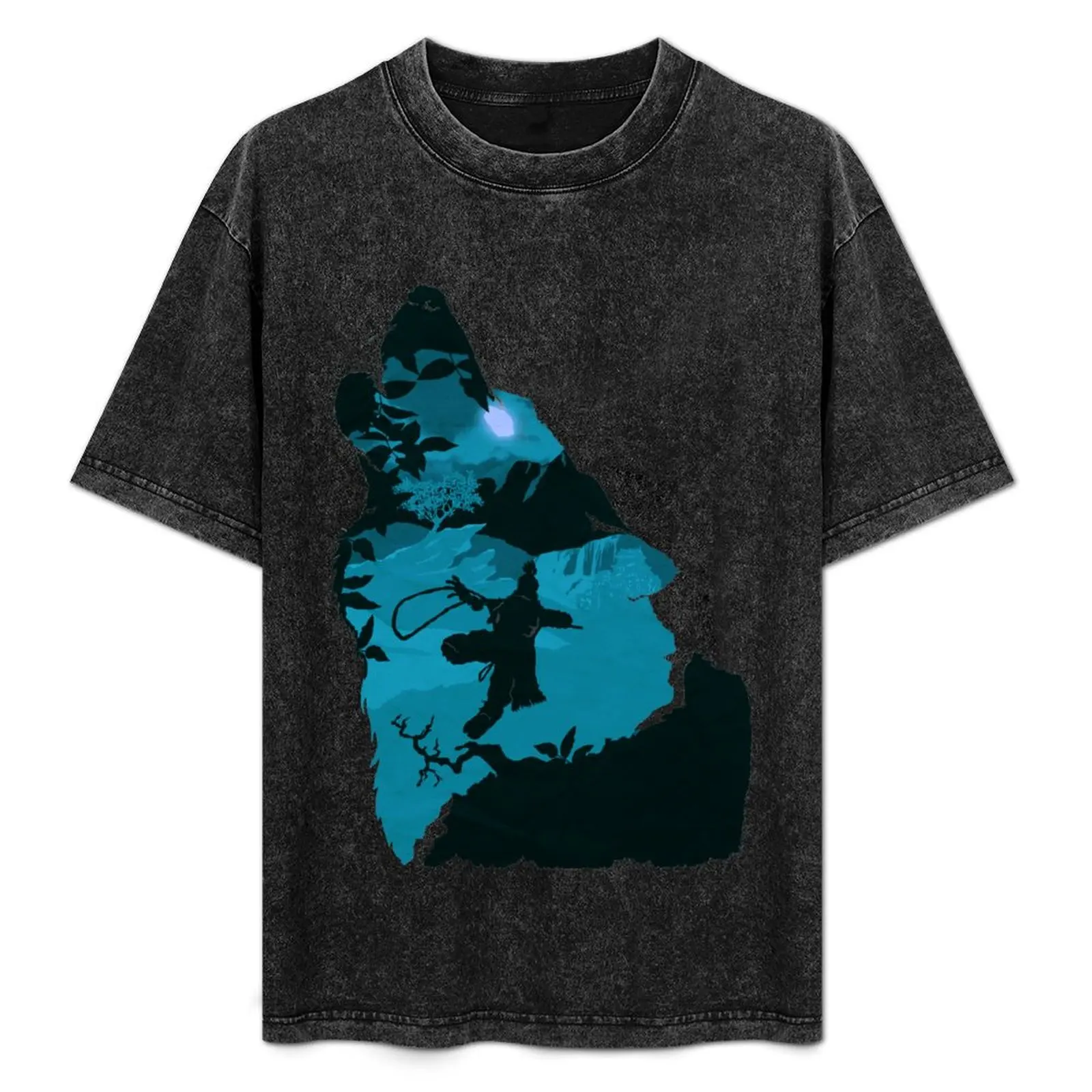 

Sekiro - One Armed Wolf (Blue) T-Shirt Fashion Pattern Printed Tee Shirt