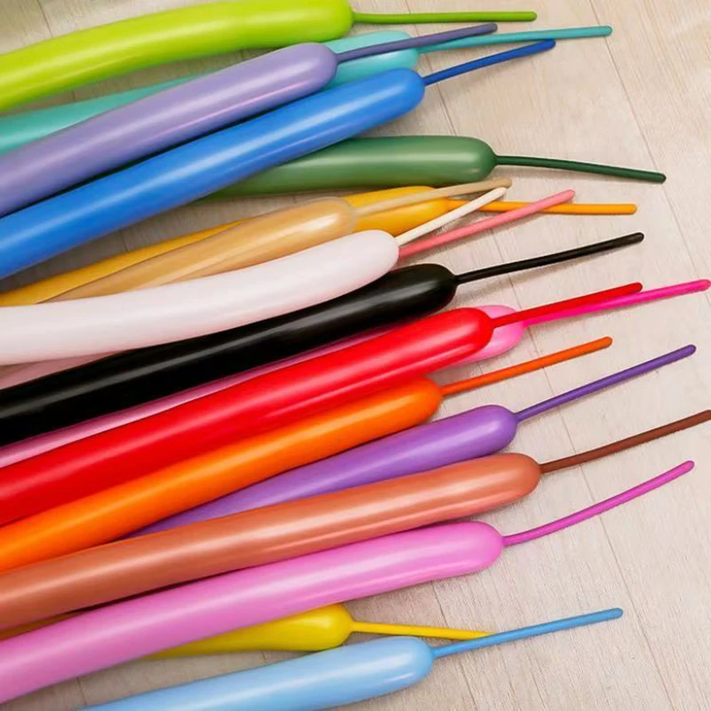 

Wholesale 50/80/100Pcs Thick Long Magic Balloons DIY Styling Weaving Wedding Birthday party Decoration long Latex Balloons