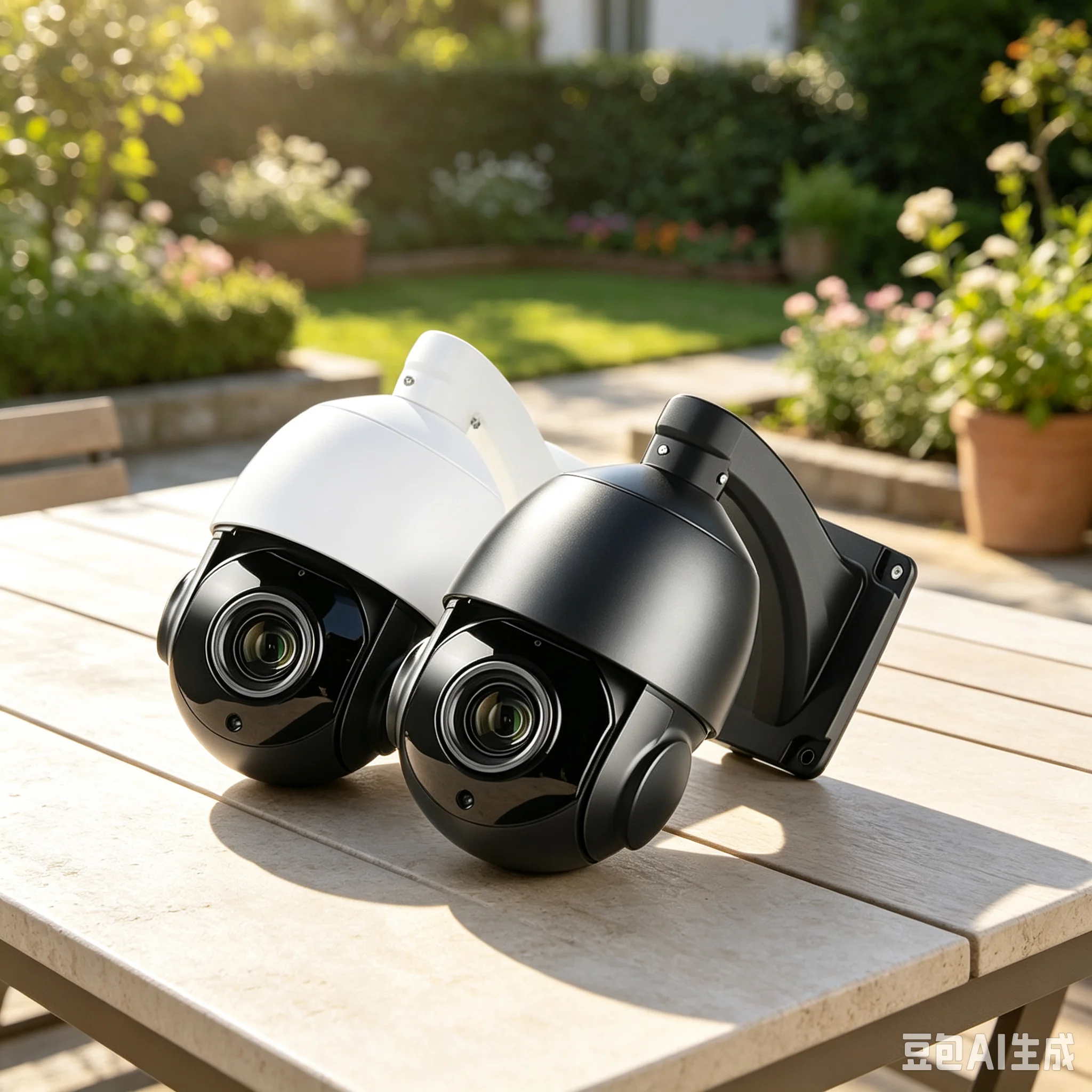 C-R Seetong Outdoor 4K 8MP 360° Speed Dome 30X Zoom POE Two Way Audio Humanoid Tracking IR 80M