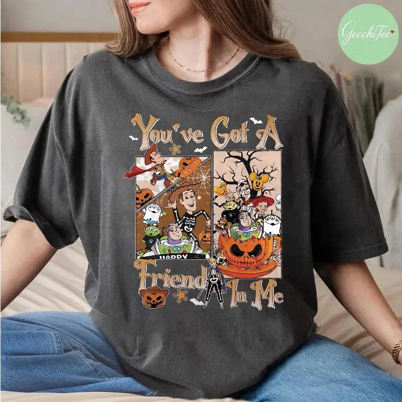 

Футболки You Have Friends, футболки с историей игрушек Диснея, рубашки на Хэллоуин Диснея и футболки Вуди и Базз Лайтер