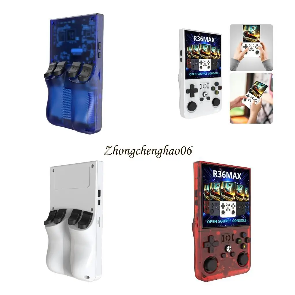 

Handheld Retro Game Console Rechargeable Portable Pocket Game Console with 4inch IPS Screen 64GB 601F