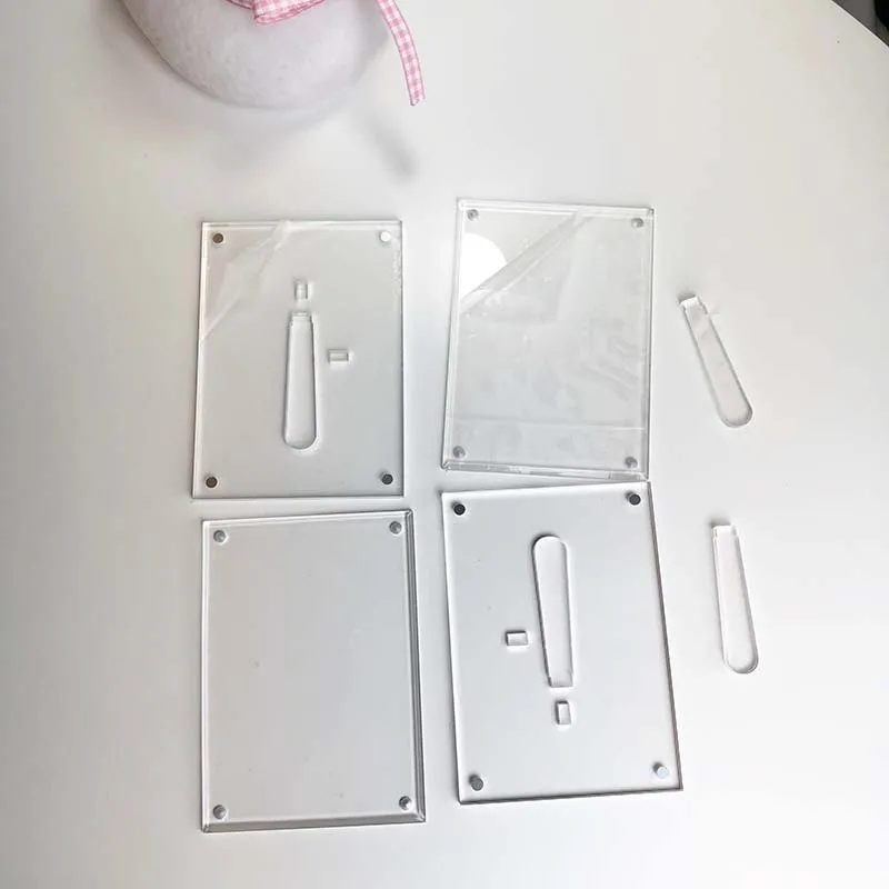 3 Inch Photo Frame Acrylic Strong Magnetic Double-Sided Transparent For Fujifilm Instax Film 12 11 8 7 90 evo Picture Decorate view 5
