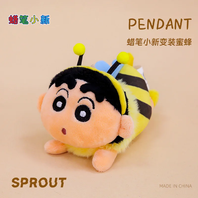 Oryginalny breloczek Miniso w nowym stylu z motywem Crayon Shin-chan, Drag Bee i Panda, zawieszka do torby, prezent urodzinowy dla dziewczyny, prezent na Boże Narodzenie.