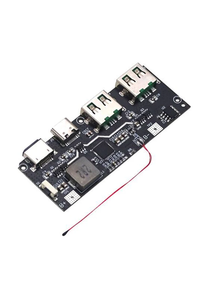 QC4.0 QC3.0 LED Dual USB 5V 4.5A 22.5W Micro/Type-C USB Mobile Power Bank 18650 Charging Module Temperature / Circuit Protection