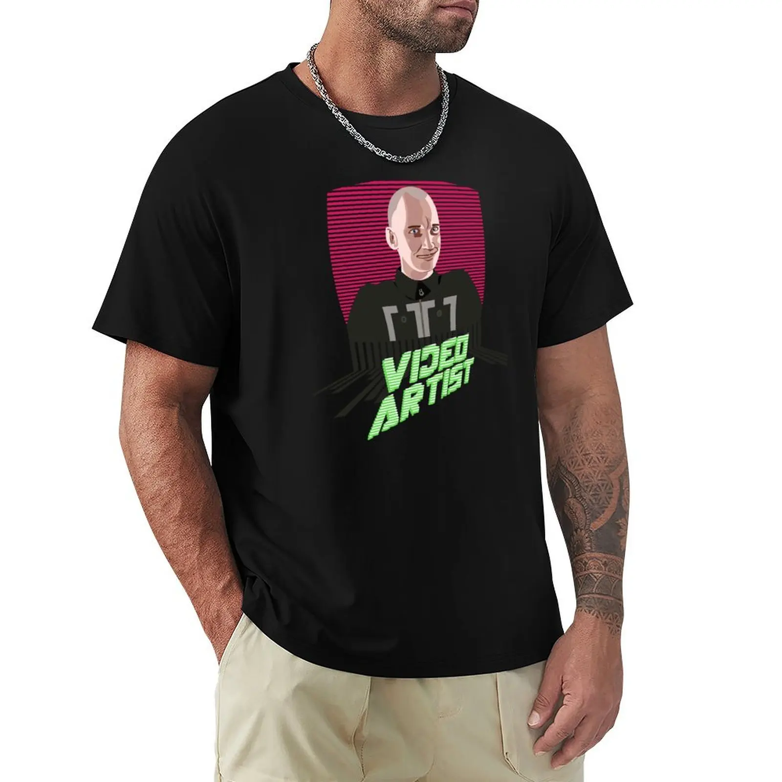 

Knox Harrington, The Video Artist T-Shirt summer shirt oversized t shirt sweat Men's t-shirts