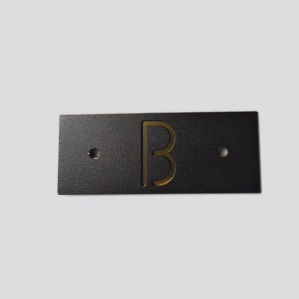 

Modern House Numbers-Rectangle Concrete with Black Stainless Steel -Contemporary Home Address-Sign Plaque-Door Number