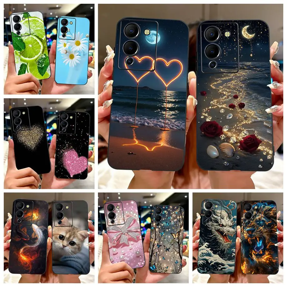 

Для Infinix Note 12 G96 X670 Чехол Note 12 5G X671 Новые роскошные окрашенные чехлы для Infinix Note 12 Pro Note 12 Turbo Soft Fundas