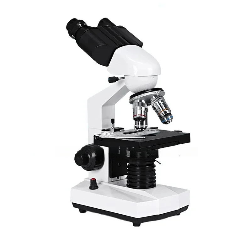 Binocular (Hinge Type) Student Teaching And Scientific Research Professional Biological Microscope 2500X