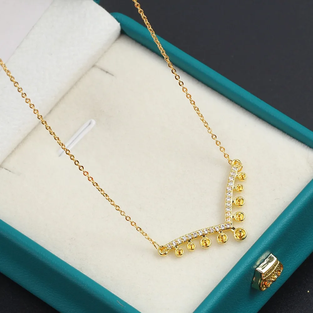 

3pcs Pendant Clasp Bail Connector Copper Plated 18K Gold Pendant Settings Jewelry Findings Parts Fittings Connection Accessories