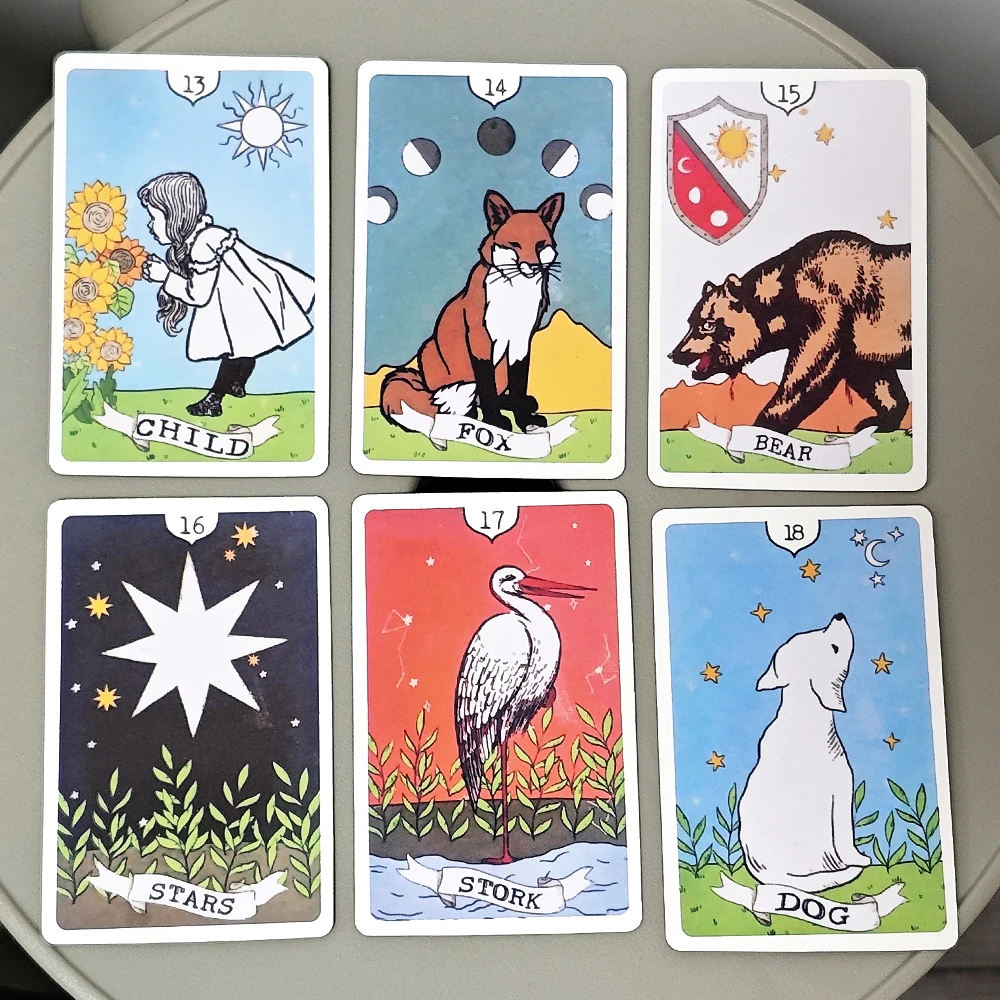 การ์ด Lenormand 36 ชิ้น Pixie's Whisper Lenormand Deck ขนาด: 9*6 ซม