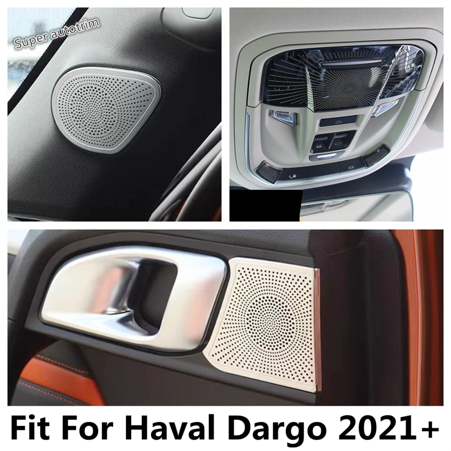 

Reading Light Lamp Frame / Pillar A Speaker / Door Handle Bowl Sound Cover Trim For Haval Dargo 2021 2022 Accessories Interior