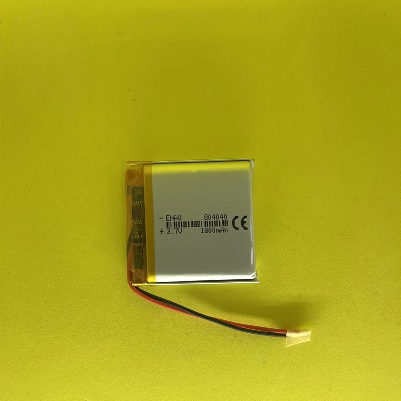 

Литий-полимерный аккумулятор 3.7V 804040 1500мАч для Bluetooth-колонок, светодиодных светильников и умных устройств