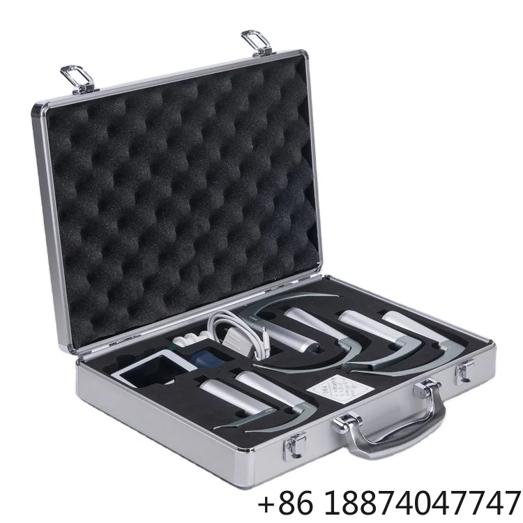 

Best Quality Besdata Laryngoscope Set CE Stainless Blade Reusable Video Laryngoscope for Intubation