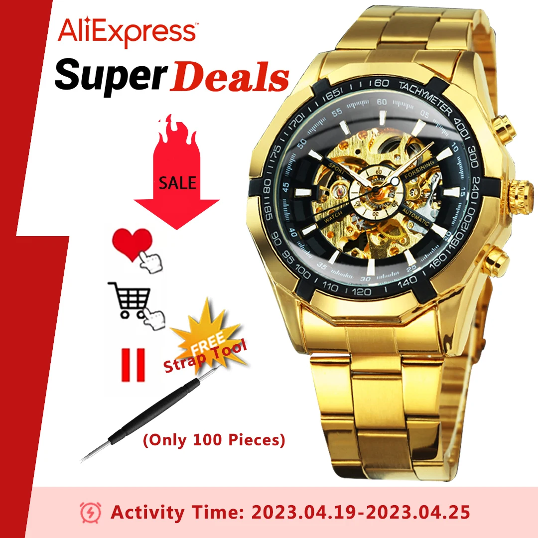 Winner Skeleton Automatic Watch