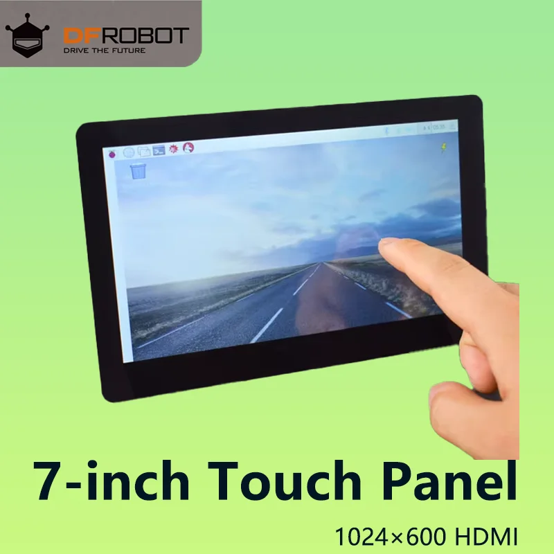 

DFRobot 7-inch LCD Capacitive (1024×600 HDMIHD Output)