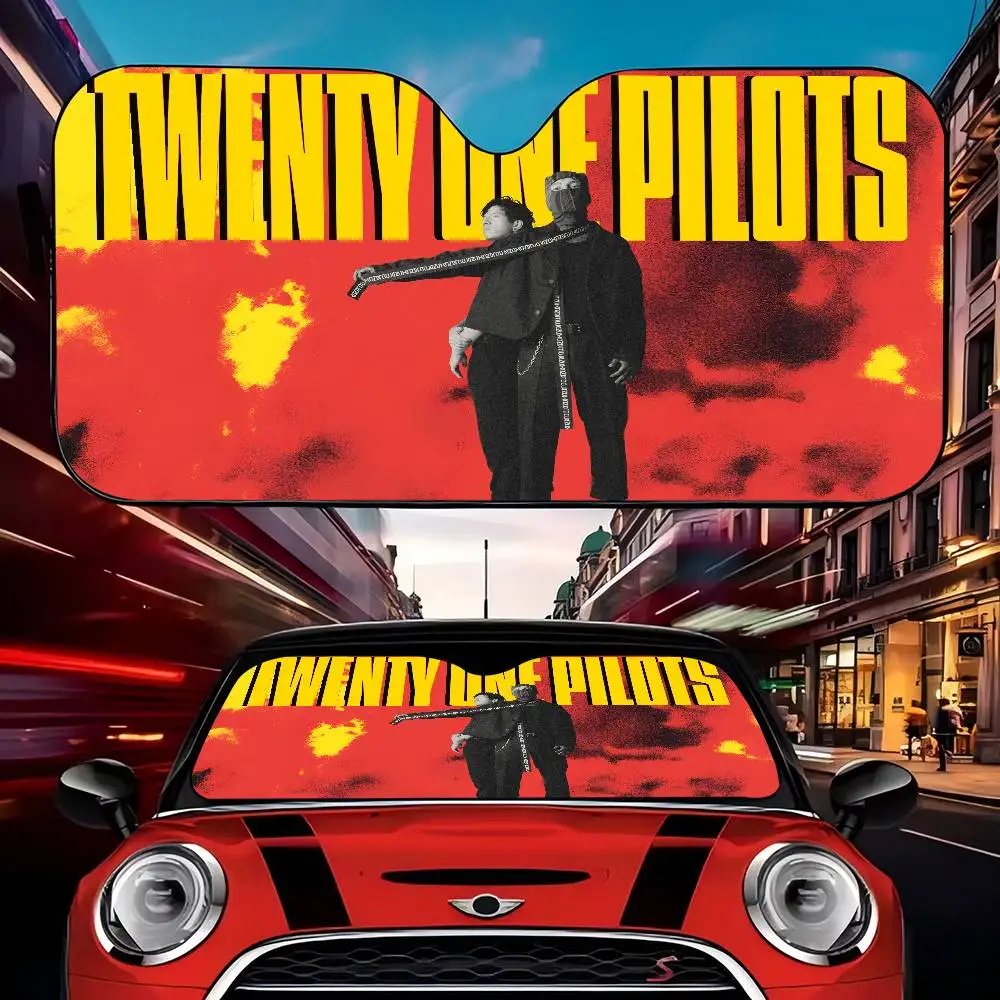 

Автомобильный солнцезащитный козырек Music-Twenty One Fans Parties с подогревом и защитой от солнца для лобового стекла, чехол для автомобиля, солнцезащитный козырек для авто