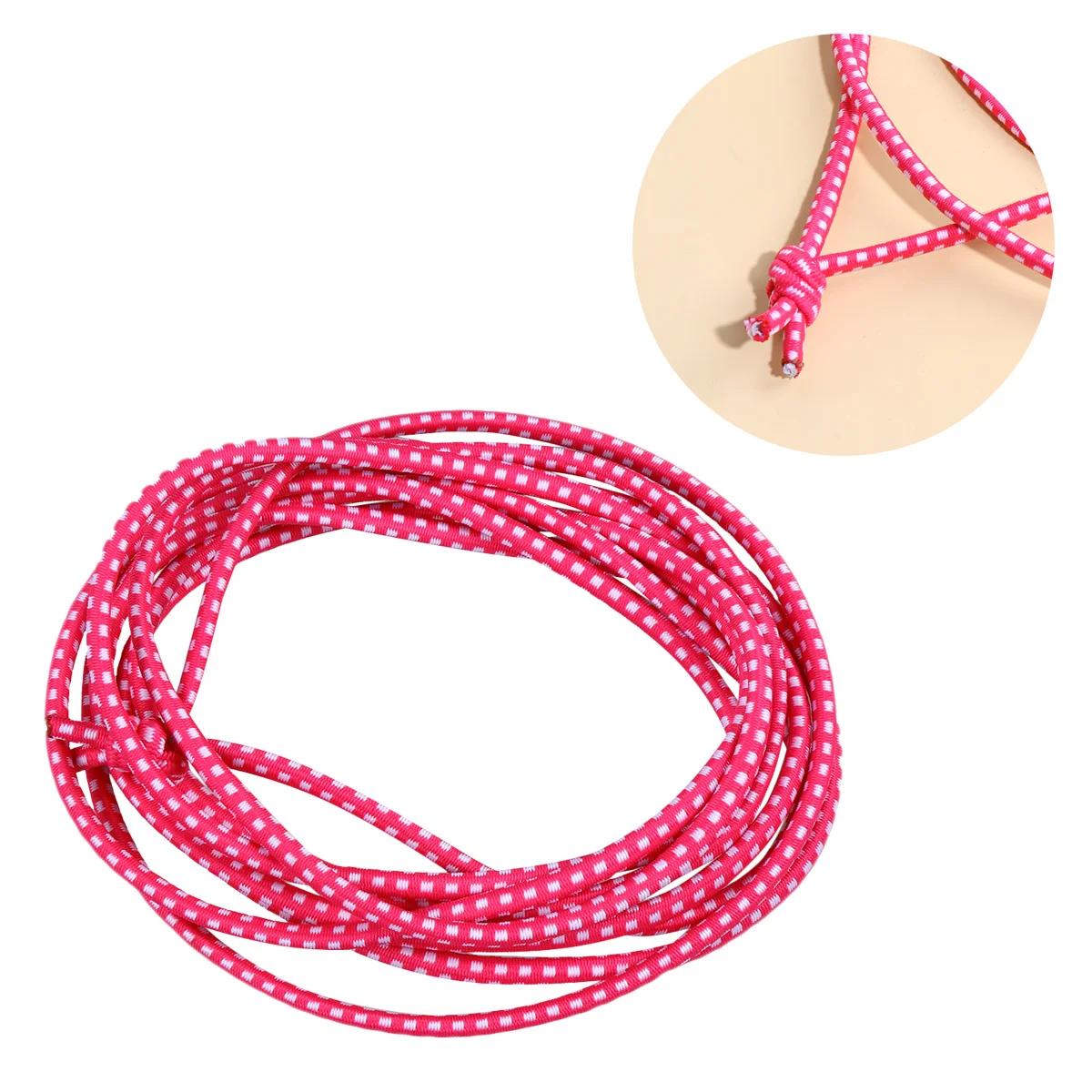 Lightweight Jump Rope for Kids Smooth Handle Elastic Skipping Rope for School Playground Home Use Fitness Training Physical