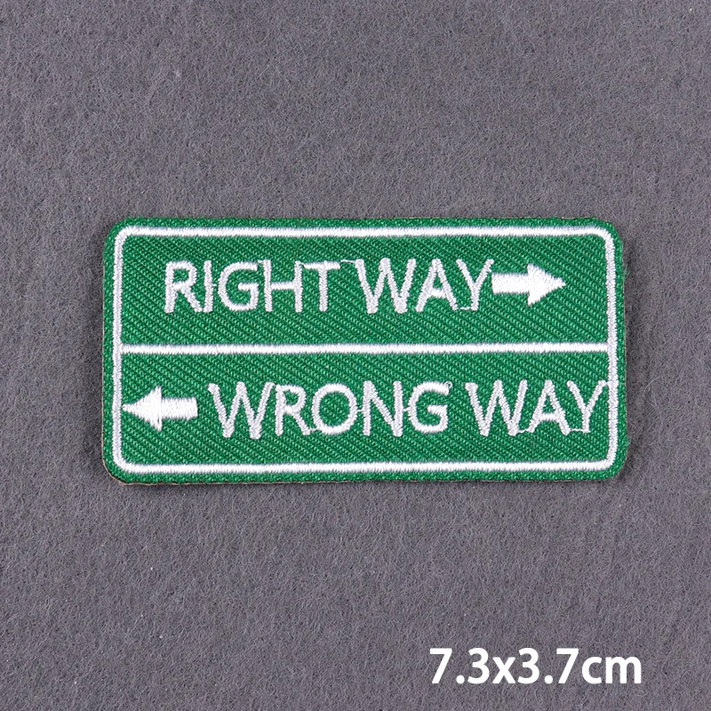 Schwarzer Aufnäher mit Slogan zum Aufbügeln für Kleidung, DIY-Stickerei-Applikation, Bügelbare Aufnäher, DIY-Bügelsticker, Abzeichen – Detail 30