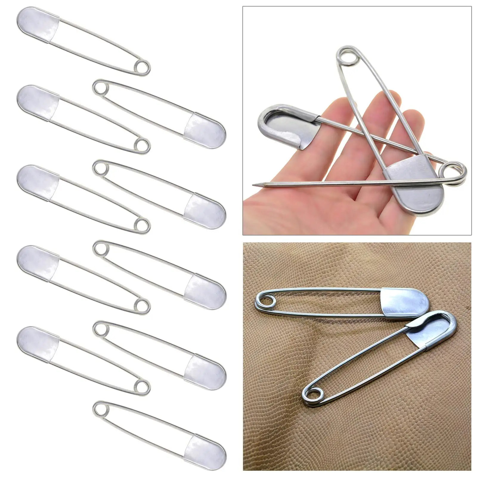 10PCS of 5 Inch Large Clothes Big s Heavy Giant for Fashion, Quilting, Blankets, Upholstery, Laundry and Craft