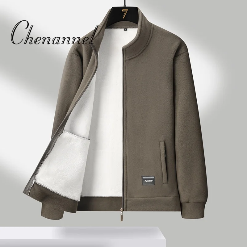 Middle Aged Stand Up Collar Jacket for Men in Spring and Autumn Thin and Versatile Business Casual Top Middle aged Spring Jacket
