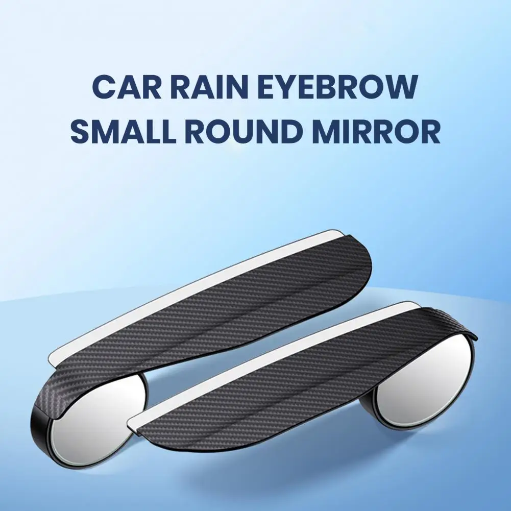 

Rainproof Rearview Mirror Frameless 360 Degree Wide Angle Car Rearview Blind Spot Mirror for Parking Assistance Rain Eyebrow