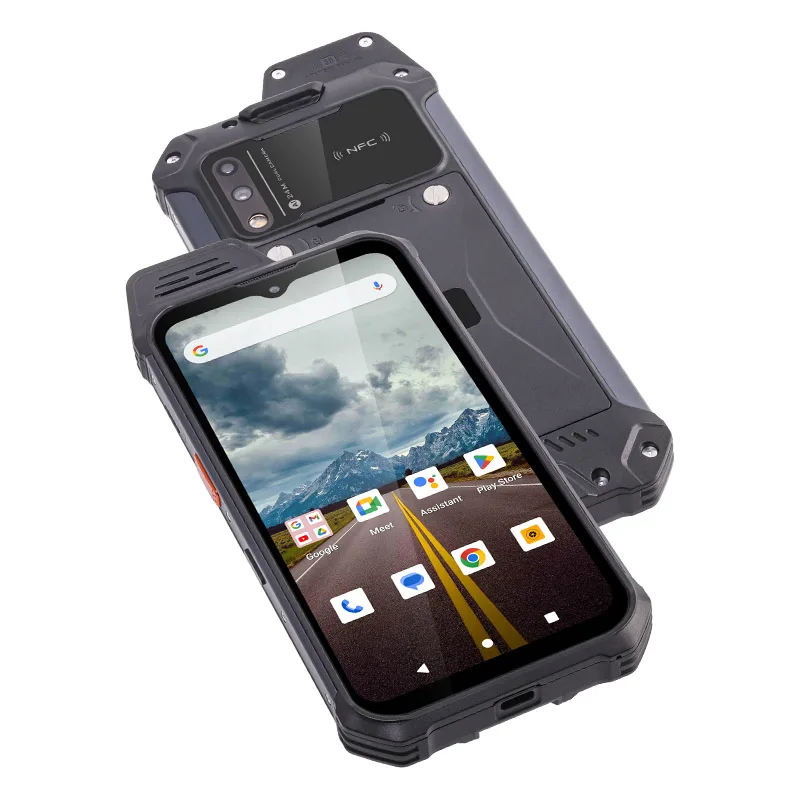 UNIWA W999 ATEX Walkie Talkie z certyfikatem ATEX, odporny na wybuchy, IP68, 6,3-calowy ekran FHD, procesor Helio G99, 8 GB RAM + 128 GB pamięci, bateria 4400 mAh, smartfon z systemem Android, NFC, certyfikat ATEX. — zdjęcie produktu 6