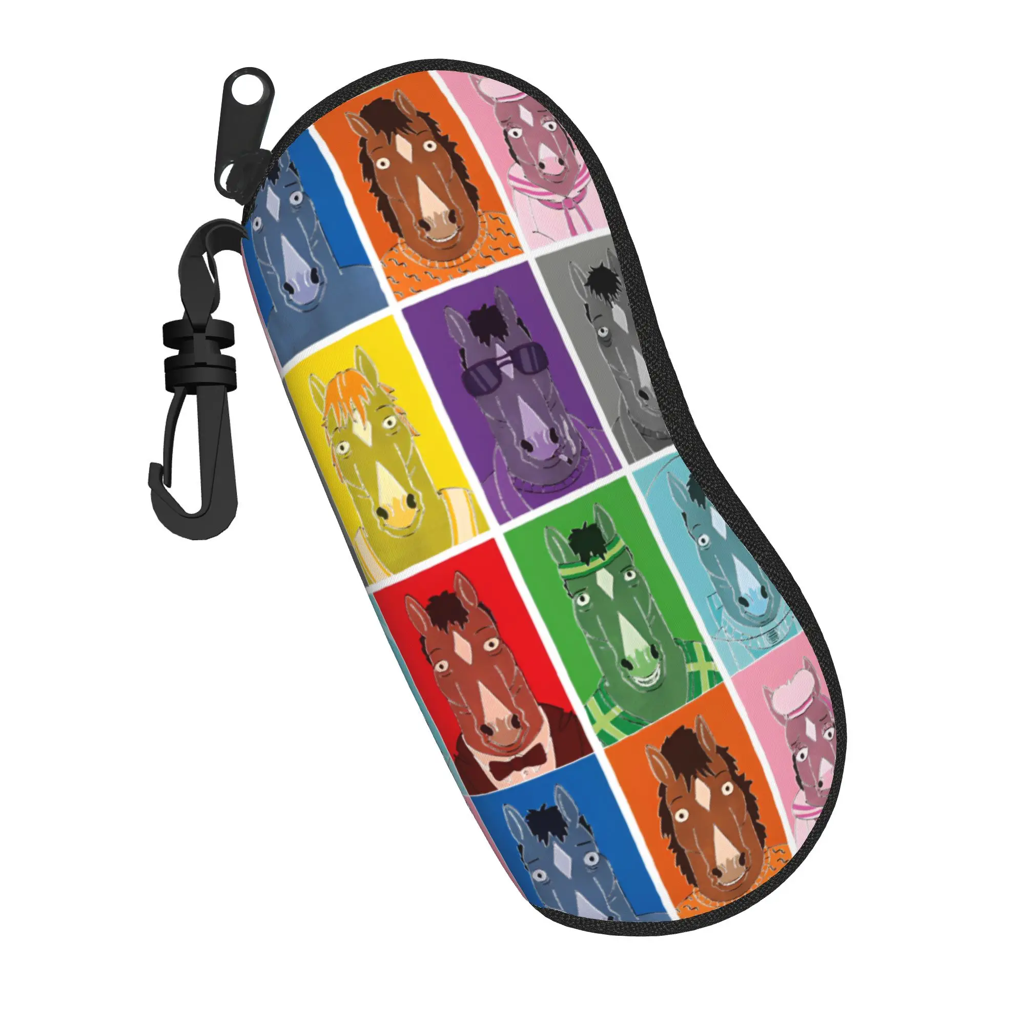 Cute Cartoon Glasses Case you're bojacks horsemans Accessories  Box  Sunglasses Storage Box Ins Style Glasses Box
