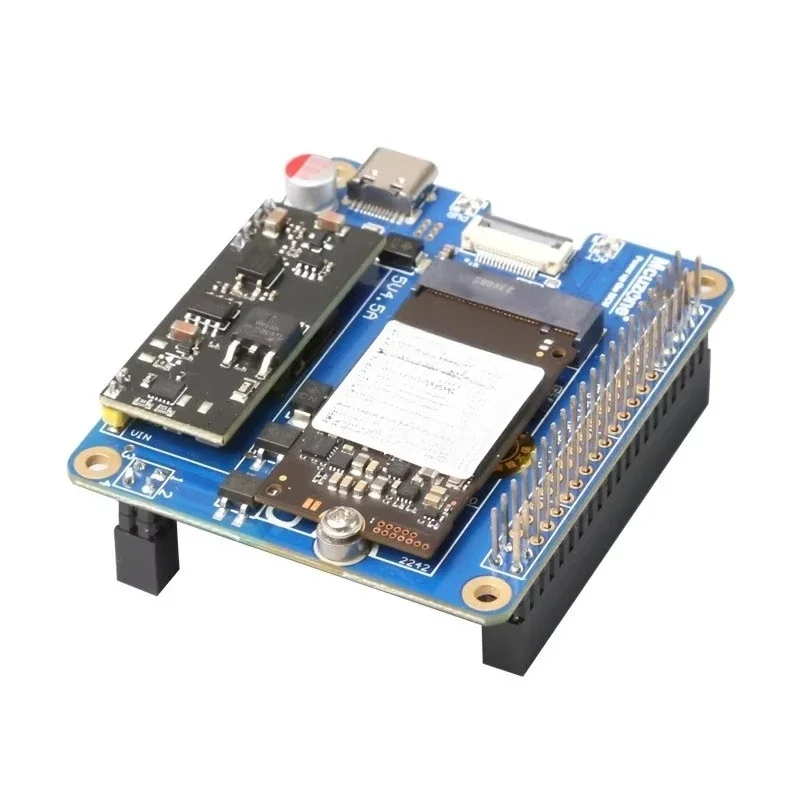 

Dedicated 5 Ethernet Power PoE development board with SSD expansion cap