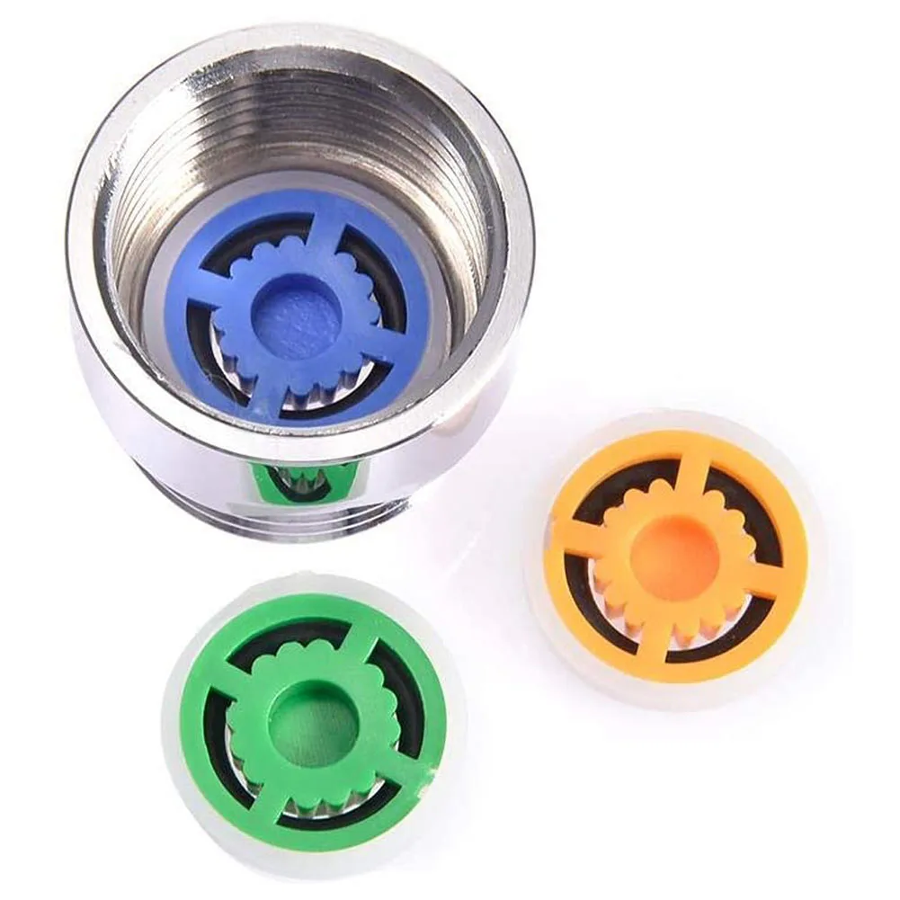 3pcs Shower Flow Reducer Limiter Set 1/2 Inch Thread Water Saving Hose Restrictor Device Flow Reducer Limiter Faucet Replacement