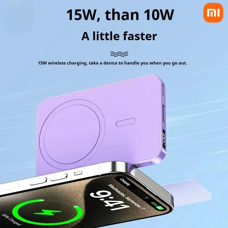 Xiaomi Magnetyczny Bezprzewodowy Power Bank PD 22.5W Przenośna Szybka Ładowarka Zewnętrzna Bateria 30000mAh do iPhone Samsung