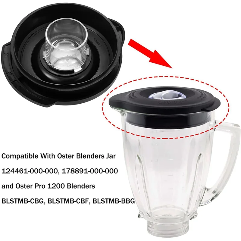 Blender Jar Lid Cover Cap Replacement for Oster Osterizer Classic Series Blender 6-Cup Glass Jar,Blender Lid Replacement